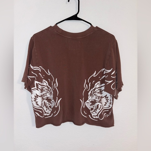 Darc Sport Wolves Club 2 Wolves Cropped Tee - Picture 4 of 9